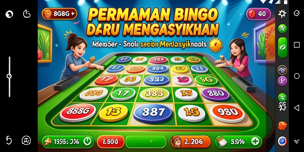 Tampilan screenshot 8G8G menampilkan aksi permainan Bingo yang seru.
