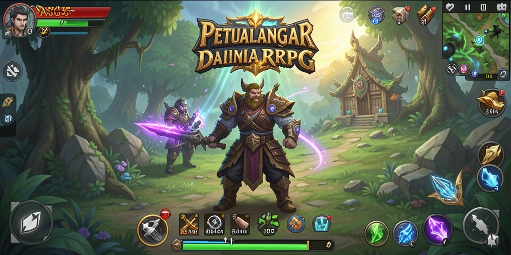 Tampilan gameplay ASG55 yang menakjubkan dalam dunia RPG.