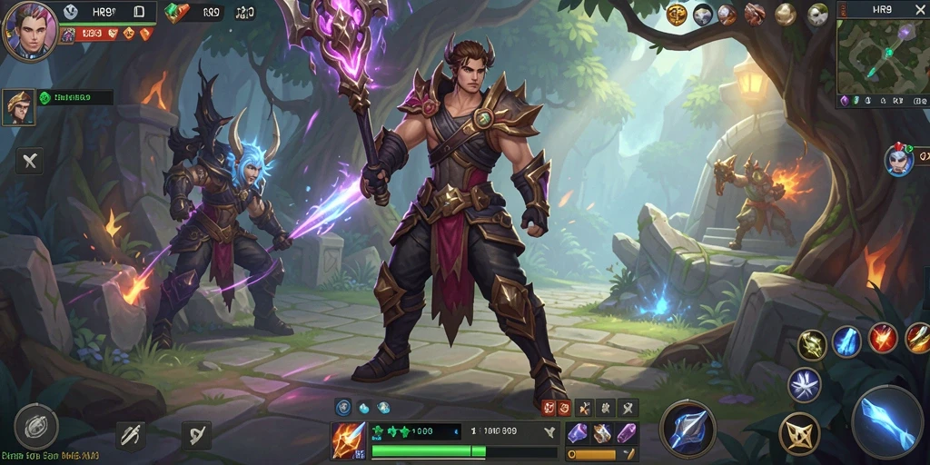 Tampilan gameplay epik di dunia HR89 yang menakjubkan.