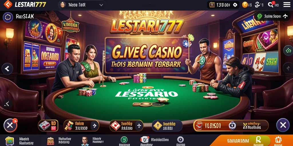 Tampilan menggembirakan dari gameplay langsung di LESTARI777.