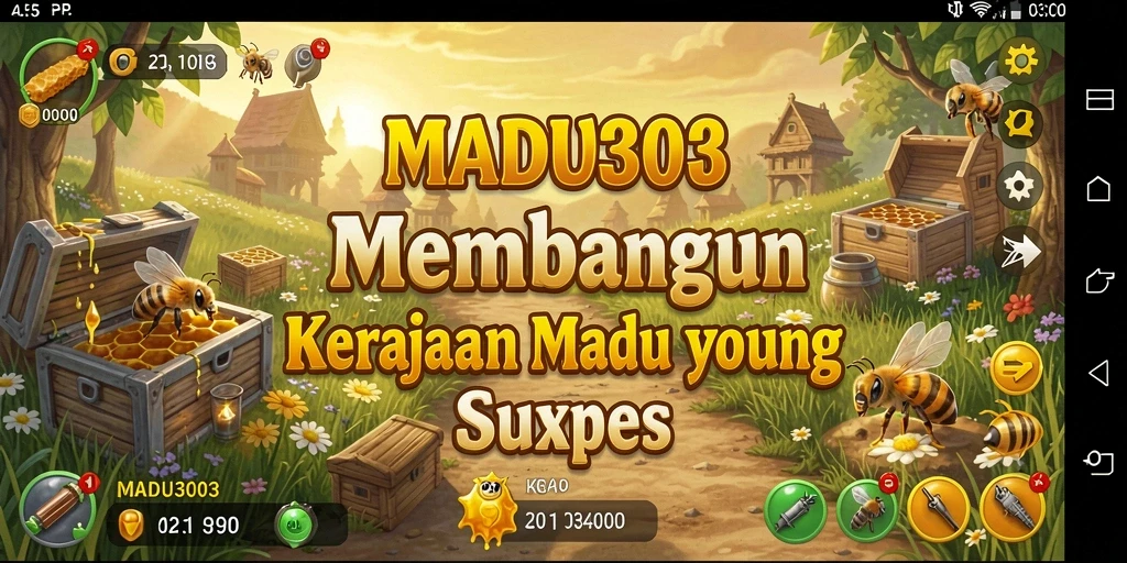 Tampilan gameplay menarik di MADU303 dengan berbagai fitur Tycoon.