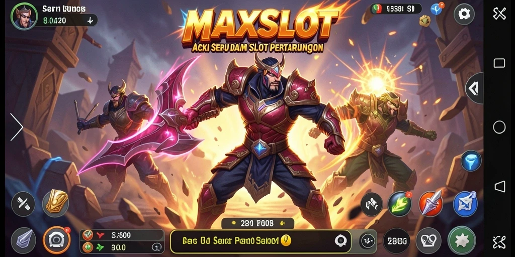 Tampilan gameplay seru di MAXSLOT dengan grafis menawan.