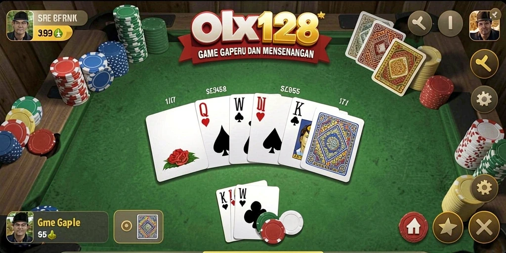 Tampilan gameplay seru dari OLX128 yang penuh tantangan.