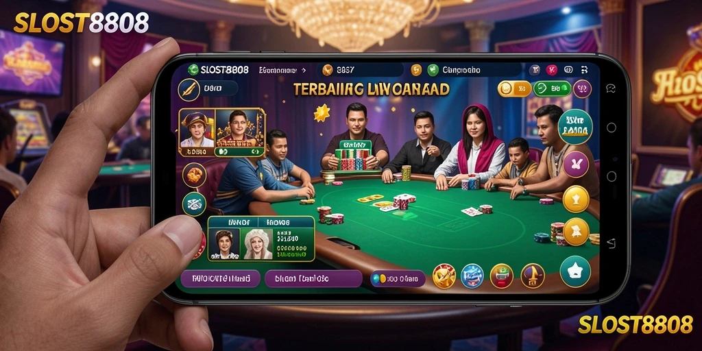 Tampilan menarik dari gameplay SLOST8808 dalam sesi Live Casino.
