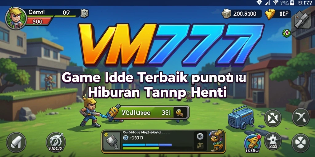 Tampilan gameplay VM777 yang menarik dan penuh warna.
